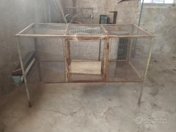 Gabbia per conigli, piccoli animali o uccelli