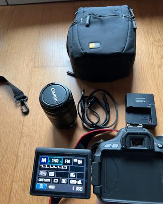 fotocamera CANON 600D + 2 obiettivi