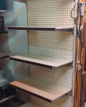 scaffale con 5 ripiani per cantina deposito garage
