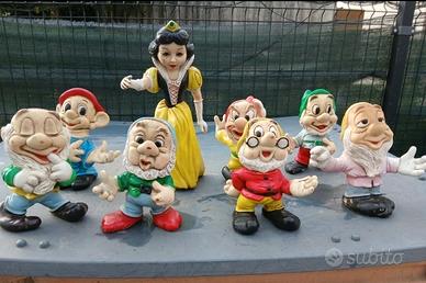 lotto vintage Biancaneve/nani+topo gigio pinocchi