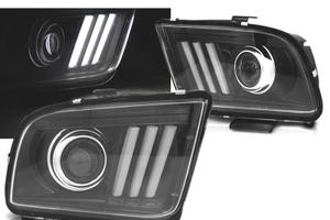 FARI FORD MUSTANG 04-09 TUBO LUMINOSO NERO
