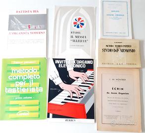 7 Spartiti per ORGANO ORGANISTA MUSICA STRUMENTO