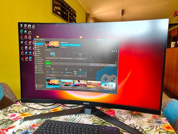 Monitor Asus PC 32" curvo quad HD 165hz 