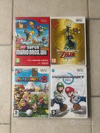 Nintendo Wii giochi Super Mario e Zelda