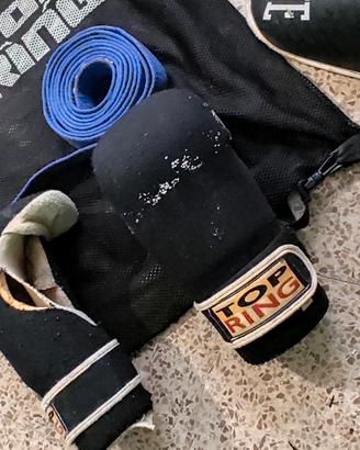 accessori per kick boxing della Top Ring