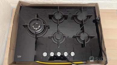Piano cottura a gas 5 fornelli BEKO HILL 75222 S