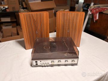 Giradischi vintage anni 60 con casse