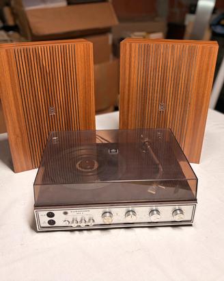 Giradischi vintage anni 60 con casse