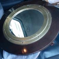 Specchio Nautico a Oblò Originale 1938 - Ex S/S La