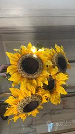 4 Girasoli grandi finti 1 piccolo