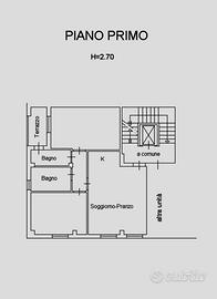 Trilocale con garage