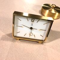 Orologio tavolo ottone Yema anni 60 REVISIONE