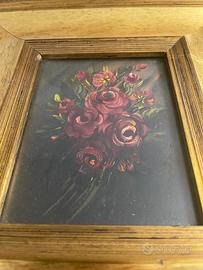 Dipinto originale Arturo Vergagni- Bouquet di rose