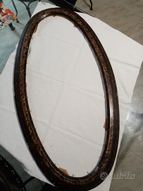 Cornice ovale in legno inizio 1900