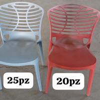 sedia in plastica dura