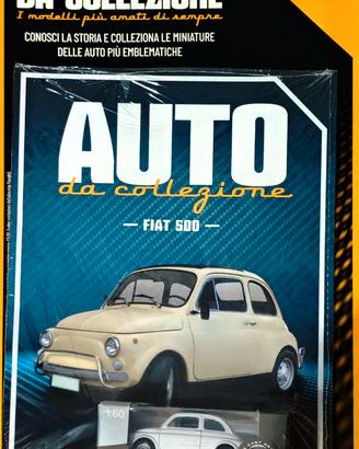 AUTO DA COLLEZIONE MINIATURE FIAT 500 SCALA 1:60 1