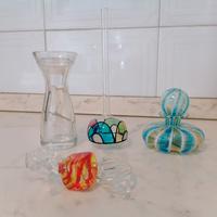 bottigliette vetro soffiato e murano da collezione