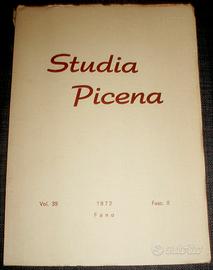 Studia Picena - Vol.39 Fasc.II - Fano 1972
