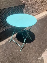 Tavolino rotondo Ikea Saltholmen verde tiffany
