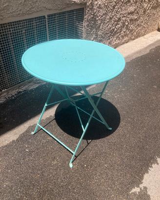 Tavolino rotondo Ikea Saltholmen verde tiffany