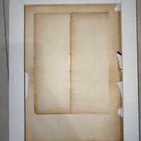 Collage su cartoncino e incisione