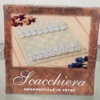 scacchiera ornamentale in vetro 