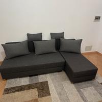 Divano letto con chaise longue HAMPEN