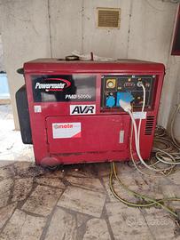 Generatore di corrente diesel silenziato