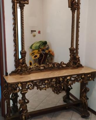 Consolle da ingresso con specchio 