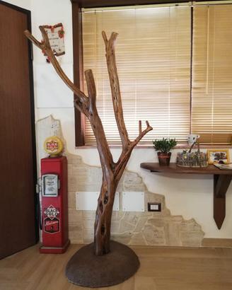 Appendiabiti artigianale in legno