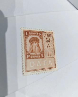 francobolli Leonardo da vinci 