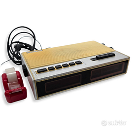 Radio Sveglia Vintage Anni '70  Design-Funziona!