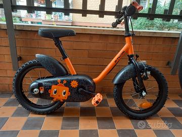 Bicicletta bambino/a 14'' con rotelle