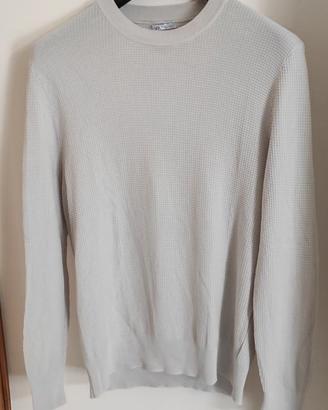 Maglione uomo zara bianco