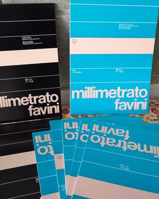 9x carta millimetrata 