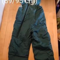 salopette neve bimbi 