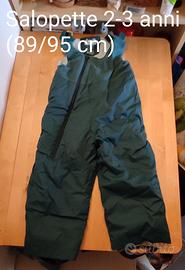 salopette neve bimbi 