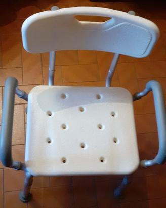 Sedia ortopedica per doccia