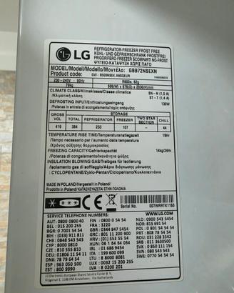 cassettoni e piani per frigo LG