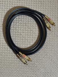 Cavo audio 2 RCA 2 jack