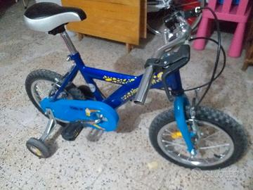 bicicletta bimbo con rotelle 