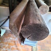 Pali in legno castagno lunghezza 4 metri 