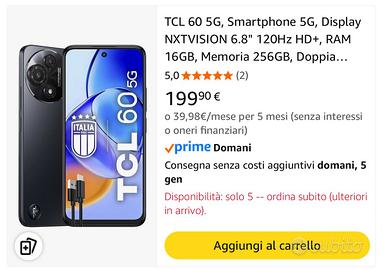Smartphone TLC 60  5G