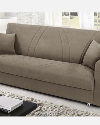 Divano 3 posti letto e contenitore