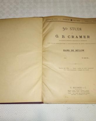 50 STUDI GB Cramer Riveduto da Hans de Bulow