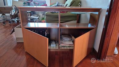 Mobiletto credenza legno 120x38 h75