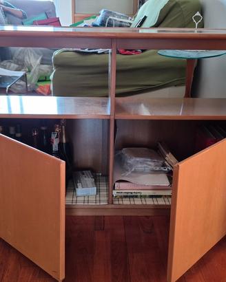 Mobiletto credenza legno 120x38 h75