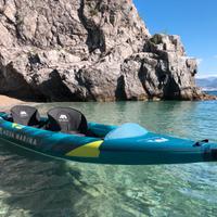 Canoa kayak gonfiabile due posti