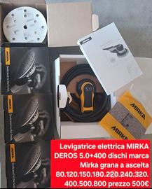 Levigatrice elettrica MIRKA deros II 5.0+400dischi