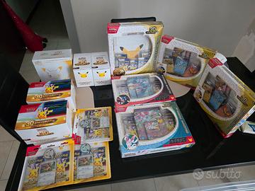 colezione 30 th pokemon 